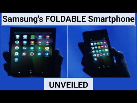 Watch Samsung unveil its FOLDABLE Display: Infinity Flex