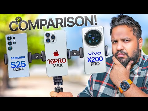 Galaxy S25 Ultra vs vivo X200 Pro vs iPhone 16 Pro Max Camera Comparison - Close Battle!