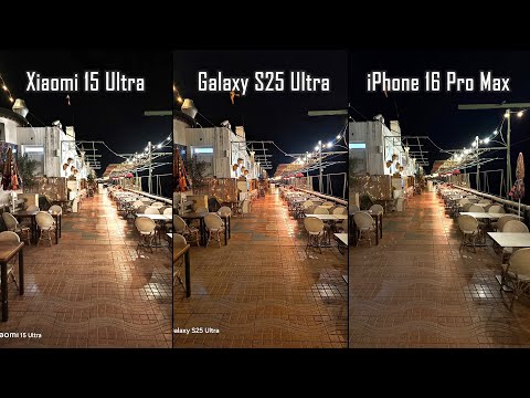 Xiaomi 15 Ultra Vs Galaxy S25 Ultra Vs iPhone 16 Pro Max Camera Comparison