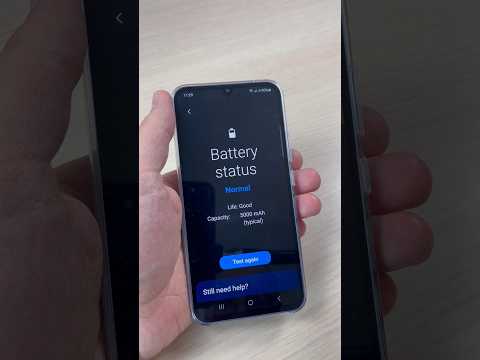 How do I check battery health on Samsung phones? #samsung #samsunggalaxy #shorts #batterylife