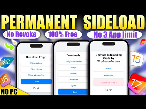 Sideload IPA on iPhone WITHOUT Getting Revoked for FREE