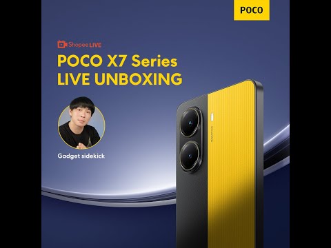 POCO X7 PRO Live Unboxing