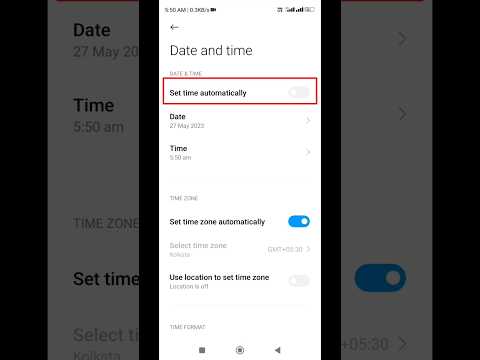 How to set time and date automatically | clock setting