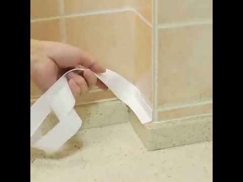 1roll Waterproof Mildew-proof Toilet Caulk Strip, Self-Adhesive Sealing Tape For Kitchen Bathroom,