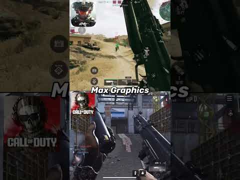 Max Graphics Inspection Comparison in Delta Force Mobile vs Warzone Mobile