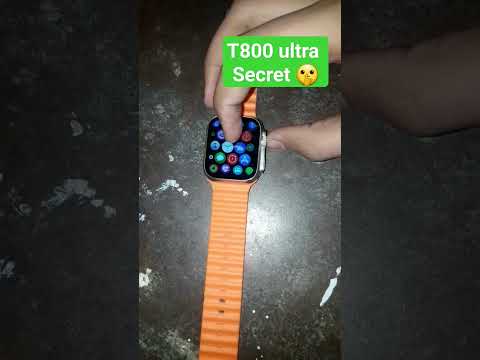 T800 Ultra Smart watch secret System 🤫 || secret tricks || #shorts #viral #shortfeed #youtubesearch