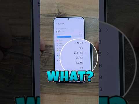 251 GB System Storage on Samsung Galaxy S23+ 😱 #shorts