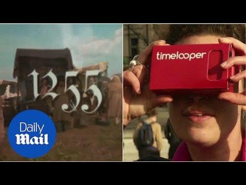 New app gives glimpse back into the past at famous landmarks - Daily Mail