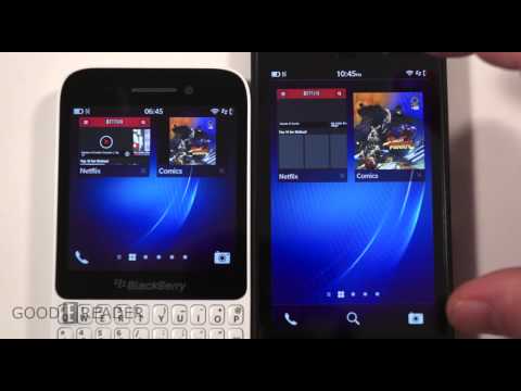 Blackberry Q5 vs Blackberry Z10 Comparison