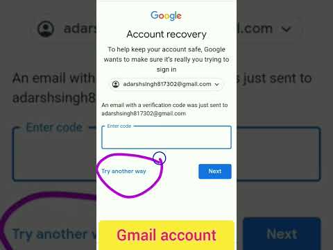 Gmail account recovery 2023 || How to recover Gmail account || Google account recovery #shorts