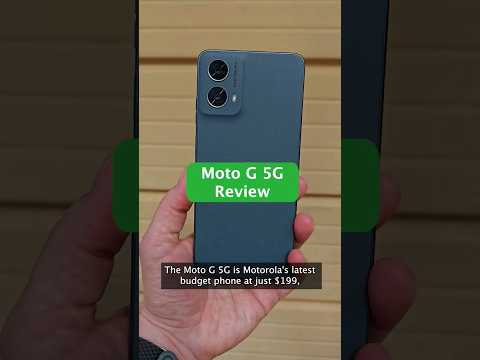 The Moto G 5G 2024 only costs $199, but Motorola exceeded our expectations with this budget phone