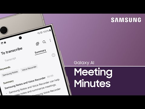 Transcribe audio files and summarize notes easily with the Samsung Galaxy S24 series | Samsung US