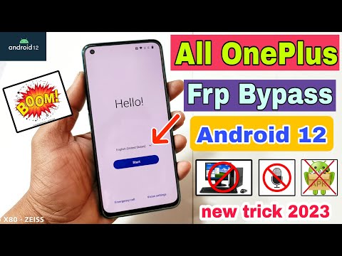 All OnePlus FRP Bypass Android 12 | New Trick | All OnePlus FRP/Google Account Unlock | Without Pc |