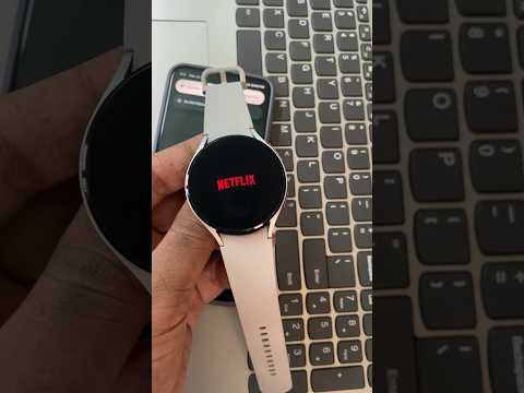 Netflix On Samsung Galaxy Watch #shorts #netflix