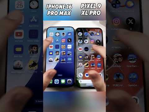 iPhone 16 Pro Max vs Pixel 9 Pro XL Speed Test! 🚀 Who’s the Performance King? 👑#shorts#viralvideo