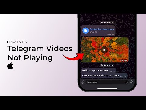 How to Fix Telegram Videos not playing on iPhone?