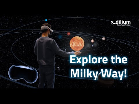 Explore the Cosmos with PortalGate’s Milky Way - Apple Vision Pro Spatial Computing Experience