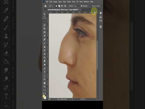 Nose Correction in Photoshop #shorts #photoshop_tutorial