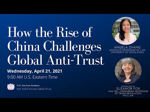 How the Rise of China Challenges Global Anti-Trust Regulation