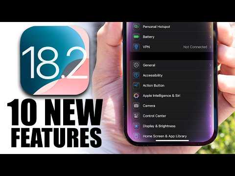 iOS 18.2 - Best New Features to Try (CarPlay/Apple TV UPDATE)