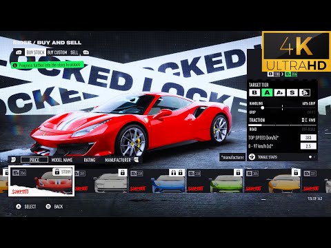 Need For Speed Unbound All Cars List (4K 60FPS HDR)