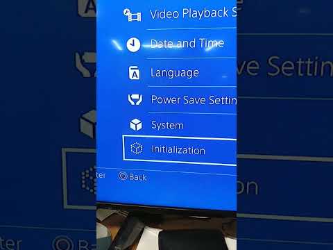 How to reset PS4 #playstation4