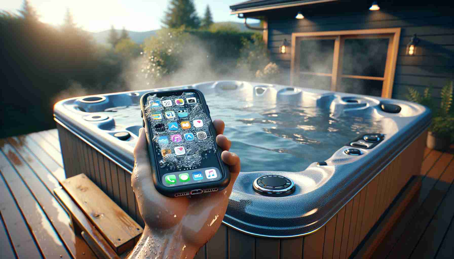 Steam Up Your Relaxation! Meet the Hot Tub iPhone Revolution! 