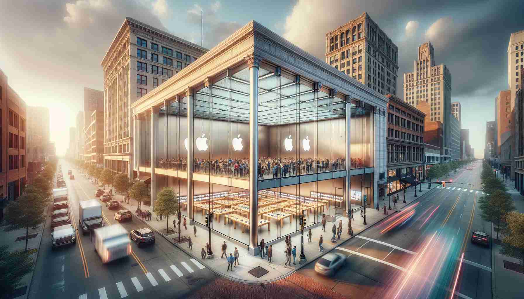 Detroit's First Apple Store: A Glimpse Into the Heartbeat of Woodward Avenue 