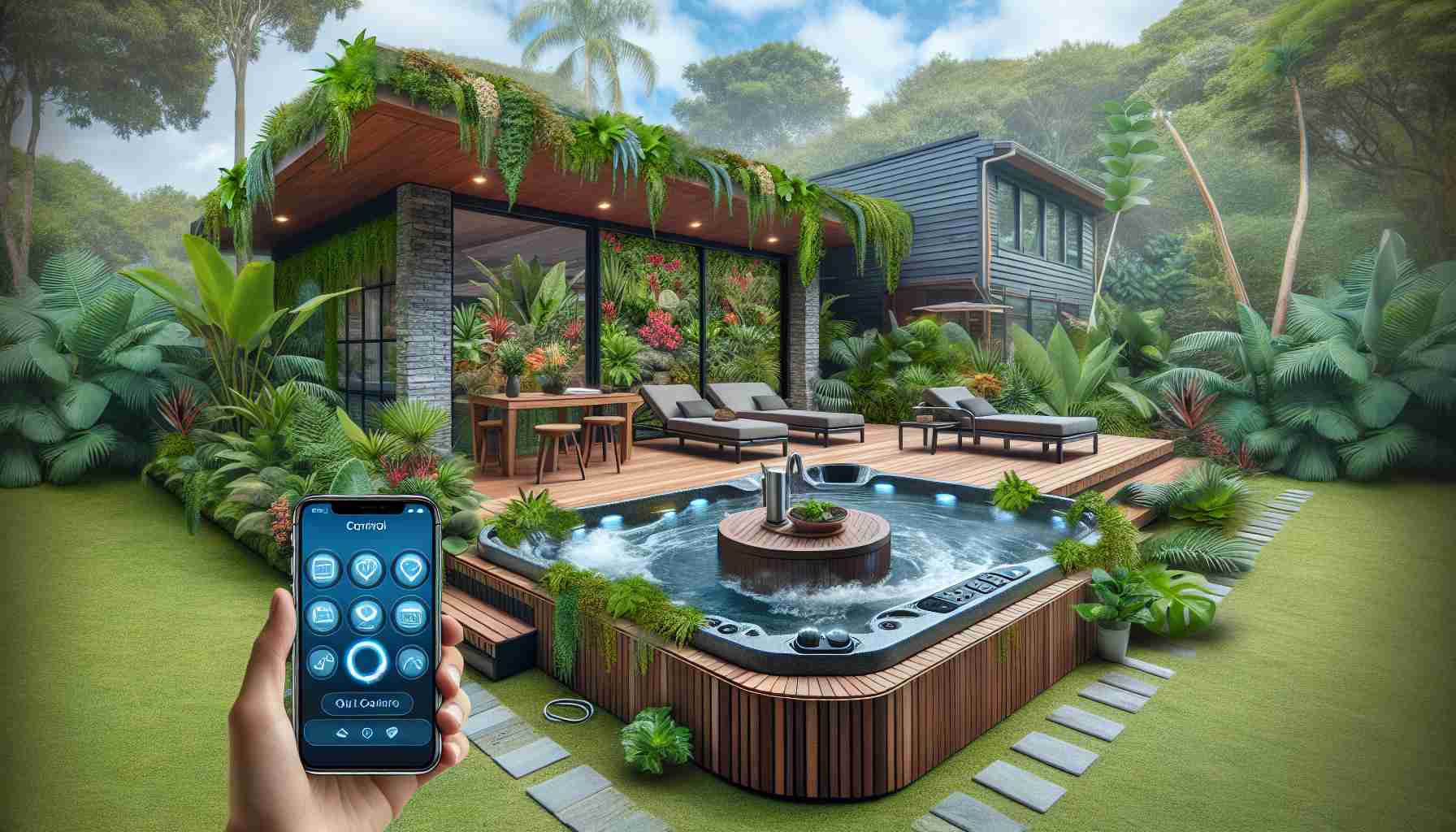 Transform Your Backyard! Control Your Hot Tub with Your iPhone. 