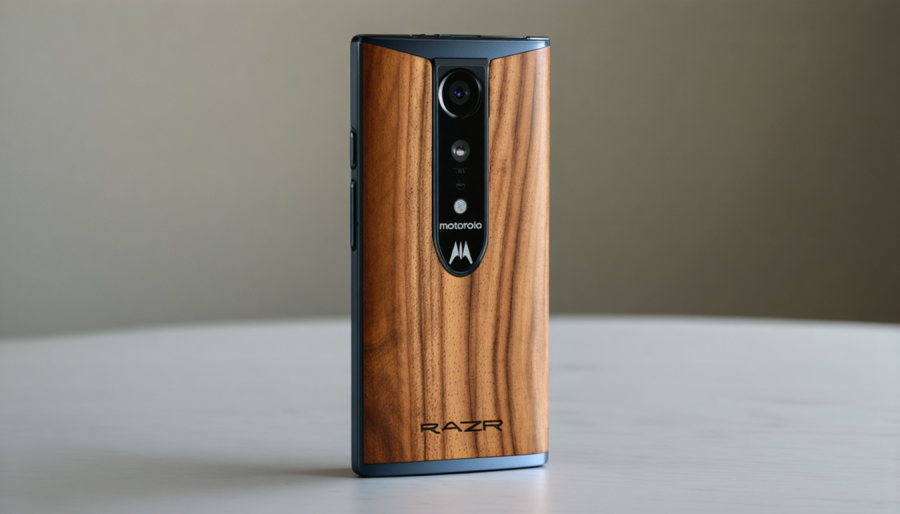 El Motorola Razr Plus (2025): La elegancia se encuentra con la innovación en un diseño con respaldo de madera 