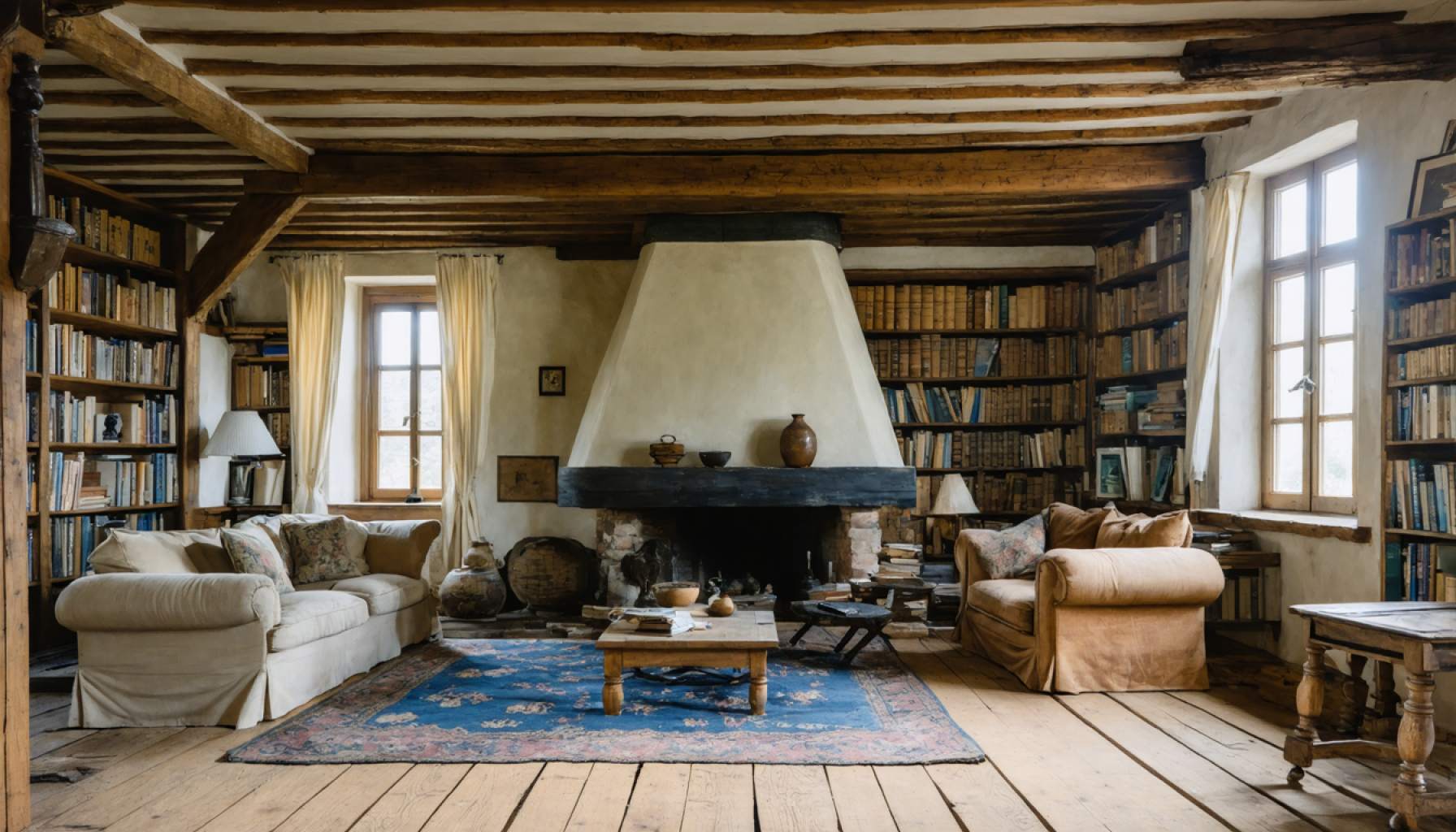 Transforming History: A Designer's Vision Unleashed in an 18th-Century Cottage